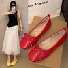 Fashion Spring and Autumn New Comfortable and Elegant Buckle Flat Shoes Fashion Suede All-match Light-mouth Casual Women's Shoes