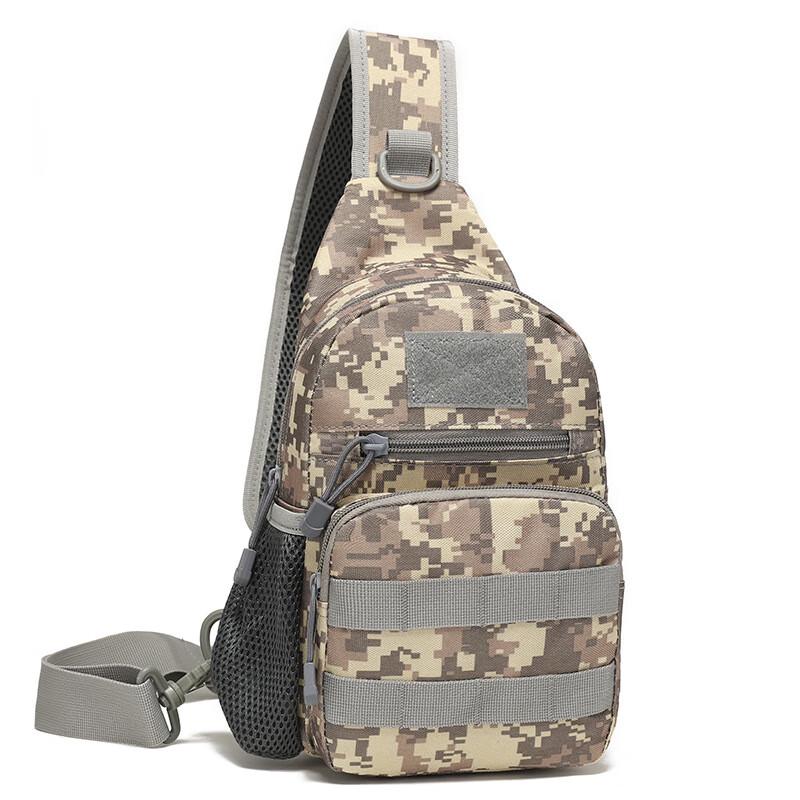 

Tactical Fishing Crossbody Bag with Water Bottle Pouch
