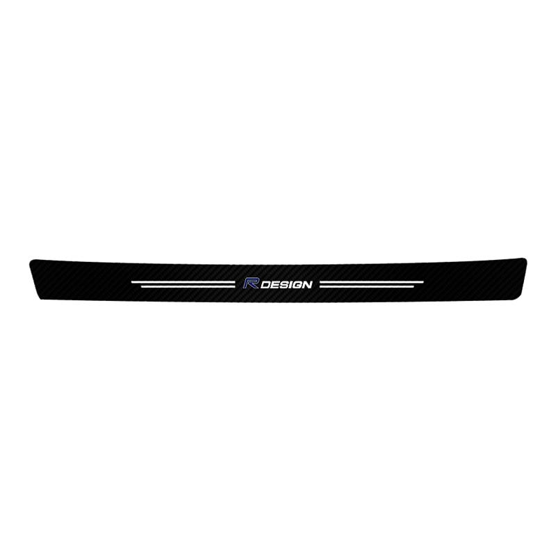 Car Threshold Stickers  Volvo V60 V40 XC90 S60 C30 XC60 V70 S90 Olestar Carbon Fibre Car Trunk Decorative Sticker Car Styling VO2