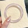 Cat's Eye Jadeite Bangle Bracelet Transparent Agate Chalcedony Bracelet  Women
