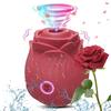 Rose-Sucking Sex Toys Dildo Vibrator for Women 3in1 Thrusting G Spot Anal Vibrators Stimulator Female Vibrating Egg Adult Toys