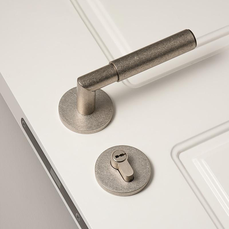 Dooroom Conjunto de Fechadura de Porta de Latão Retro Simplicidade Interior Quarto Banheiro Fechadura de Porta Fechadura Dummy de Porta Passagem Privacidade