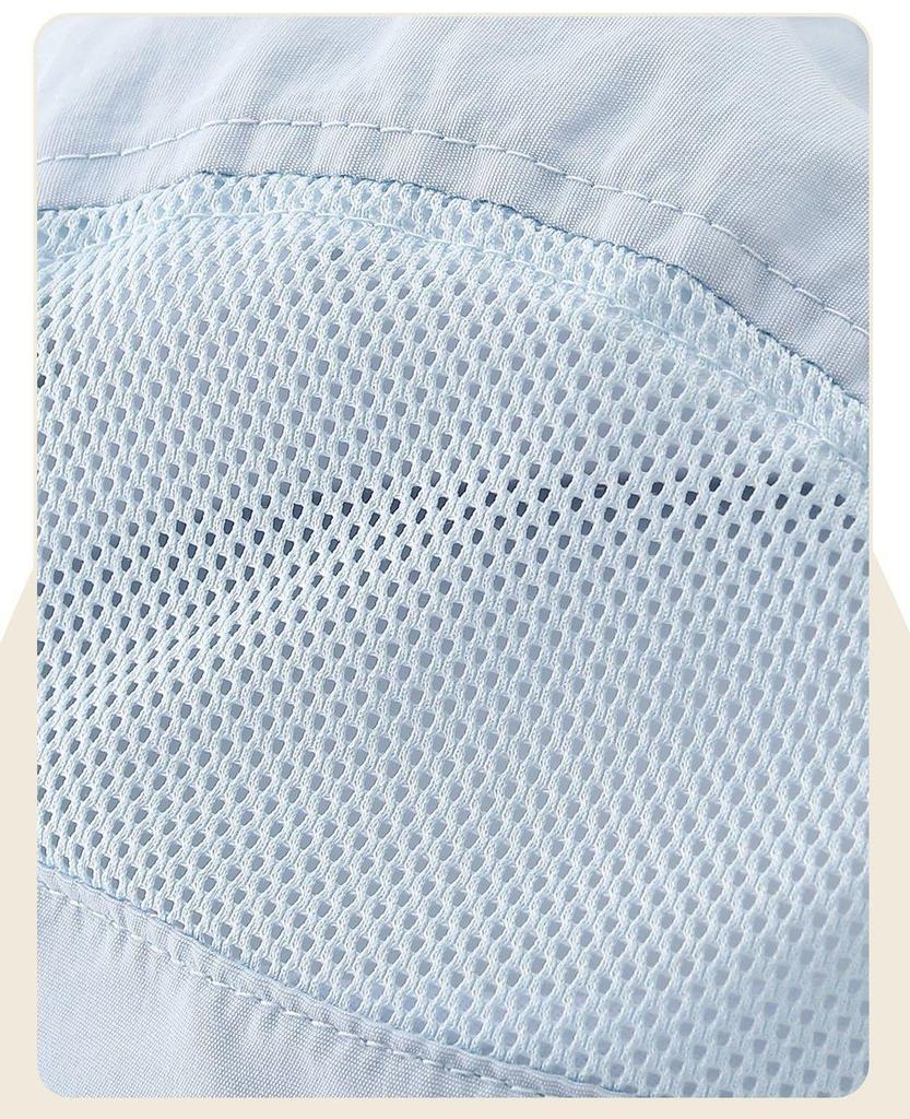 Children's Cute Summer Mesh Sun Hat With Large Brim