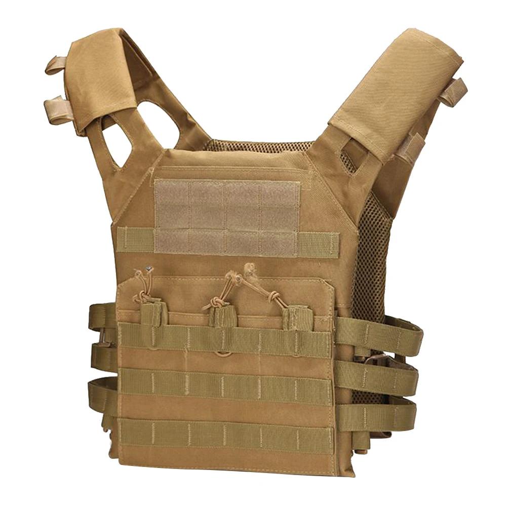 Waterproof Military Tactical Vest JPC Lightweight MOLLE Plate Carrier for Jungle Security CS Hunting Outdoor Body Armor