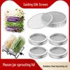Stainless Steel 304 Mason Jar Sprouting Lid, 3.3-Inch Mesh, 70mm Strainer