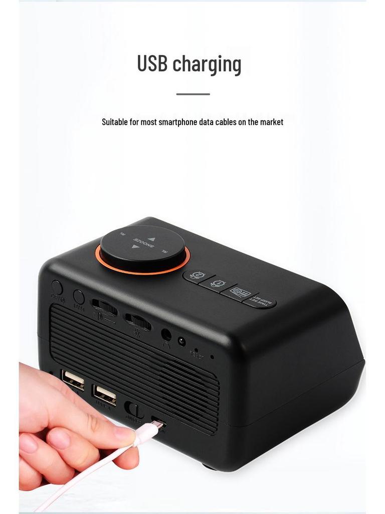 2022 Digital Alarm Clock with Large Screen, FM Radio, Perpetual Calendar, and Snooze Function