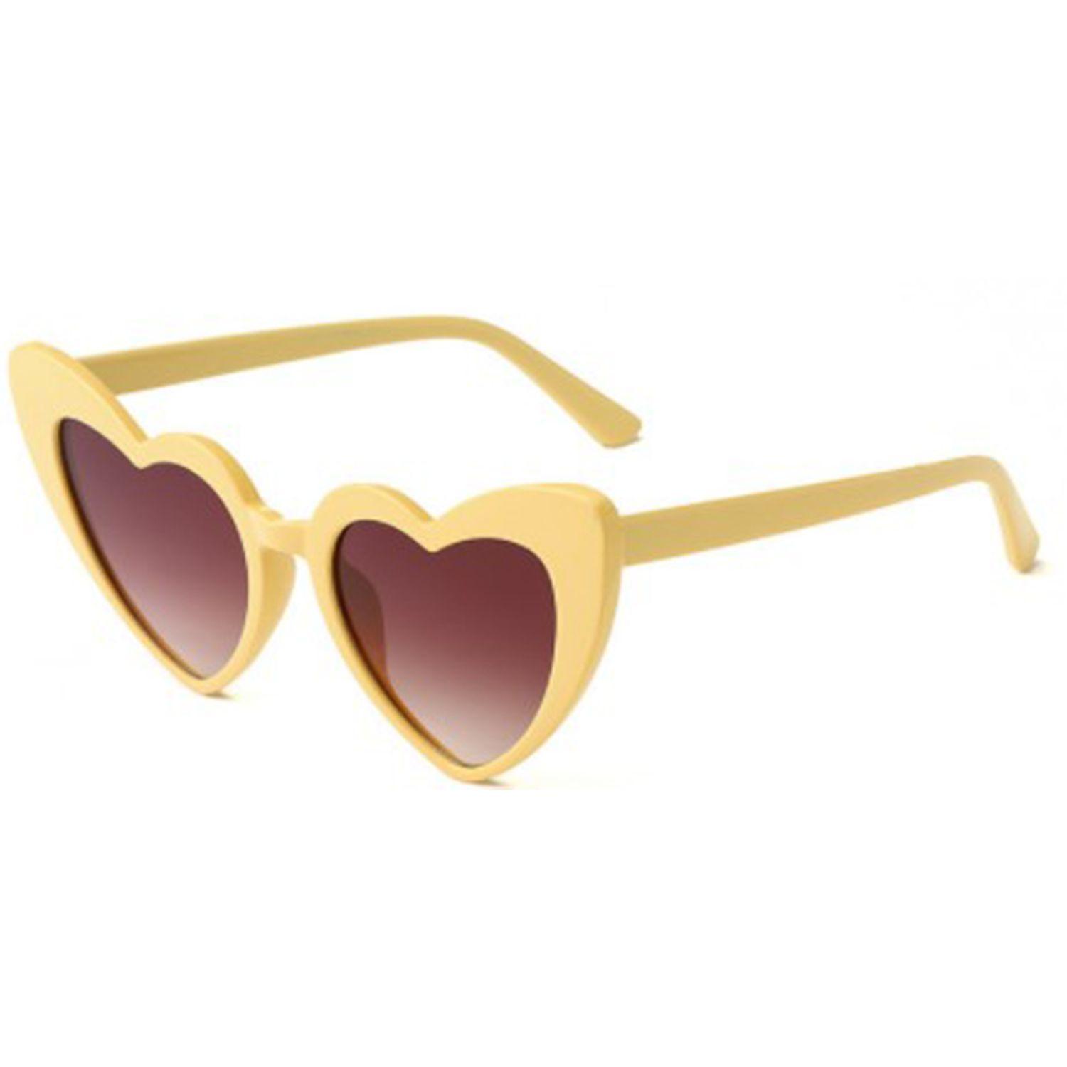 

Fashion Love Heart Sunglasses Women Eyewear UV400 Protection Vintage Sunglasses Heart-Shaped Sunglasses