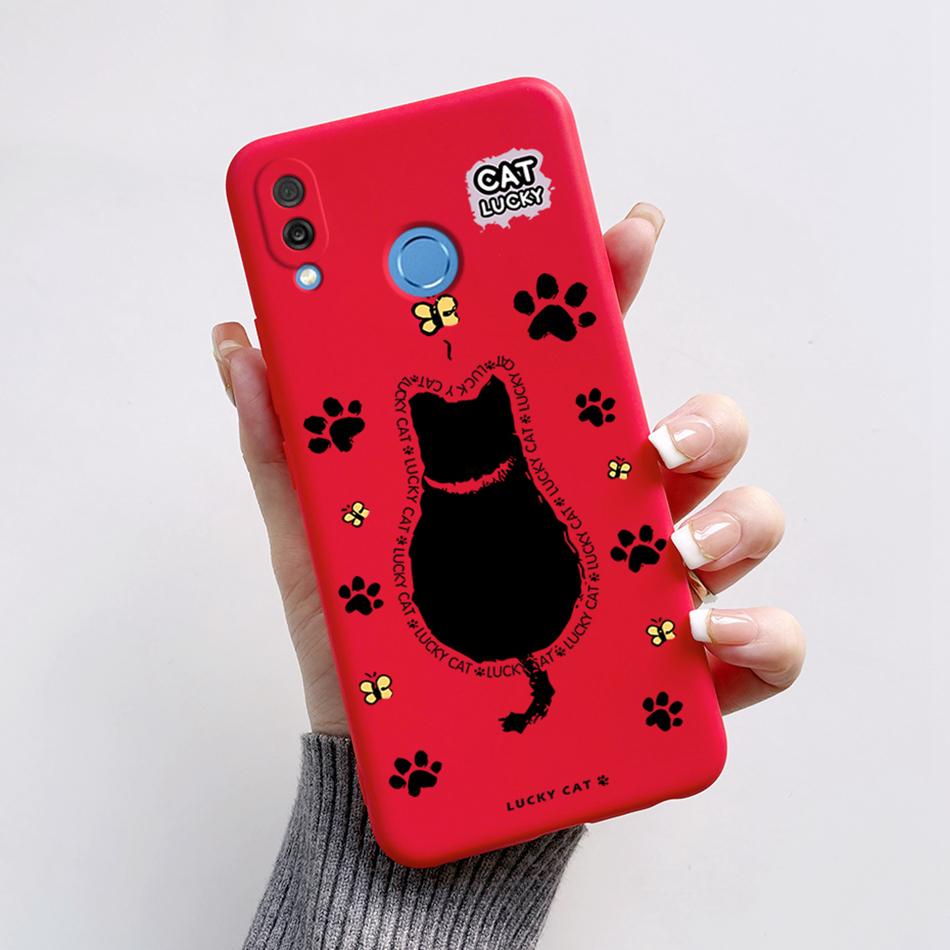For Honor Play Case COR-L29 Phone Cover Cute Bear Cartoon Frog Soft Silicone Matte Fundas Coque For Honor Play Shockproof Bumper
