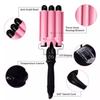Hot Selling Three Tube Curling Stick Egg Roll Fluffy Thin Curling Stick Waver Hair Curler 3 Barrel Hair Curler