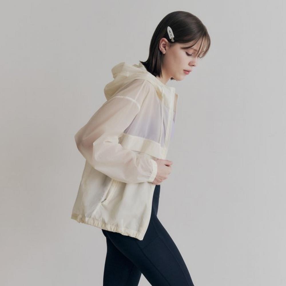 Huit Lightweight Hooded Zip Up Htwjp3i02t LGR/S