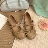 New Spring Retro Shoes with Round Toe and Flat Bottom