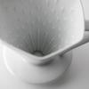 Coffee Bean Set Sanyo Sangyo Arita Ware Deep Dripper PRO PRO for 3 To 7 Cups CAFEC MADE IN JAPAN Coffee Medium DA-45W (Sample Ground)
