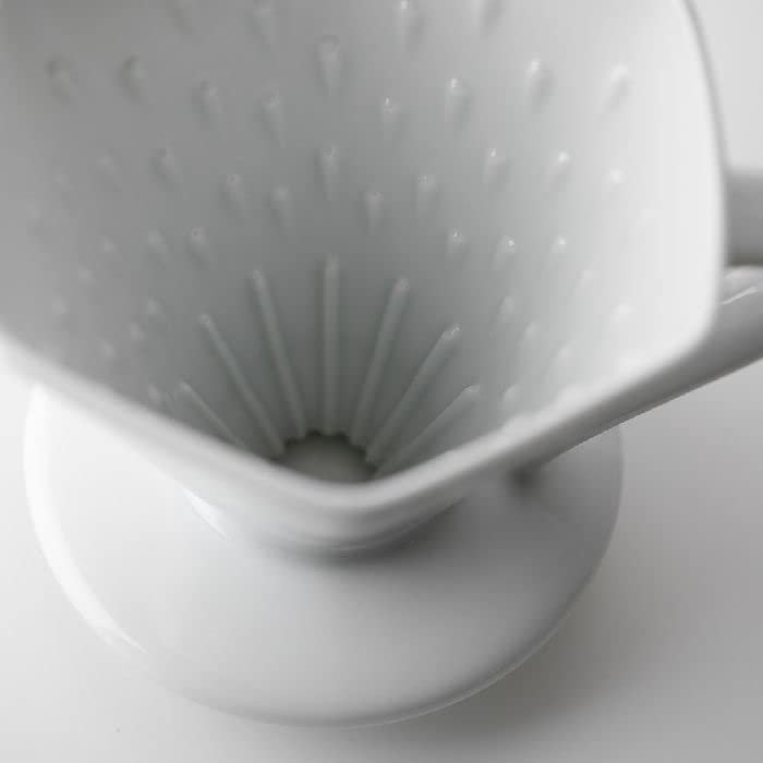 Coffee Bean Set Sanyo Sangyo Arita Ware Deep Dripper PRO PRO for 3 To 7 Cups CAFEC MADE IN JAPAN Coffee Medium DA-45W (Sample Ground)
