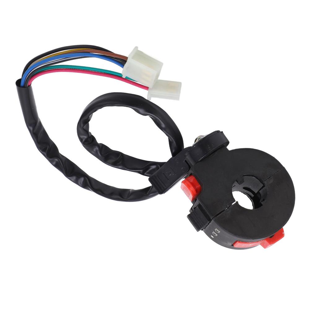 7wires 22mm Left Side Handlebar Kill Start Light Switch Choke Lever for PIT PRO Trail Dirt Quad Bike ATV
