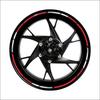 16-piece Set of Reflective Wheel Hub Stickers, Customized Wheel Hub Decorative Stickers for Car and Motorcycle Rims