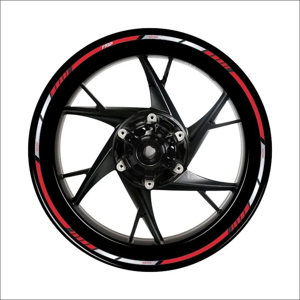 16-piece Set of Reflective Wheel Hub Stickers, Customized Wheel Hub Decorative Stickers for Car and Motorcycle Rims