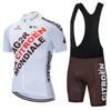 Tour De France Version Breathable Bicycle Cycling Suit Summer Men's and Women's Short-sleeved Cycling Suit