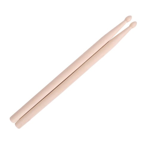 

2pcs Wooden Drumsticks, Tapered Waist Drum Sticks, Entry Practice Drumsticks with Drum Hammer, Birthday Gift for Beginners (25cm)
