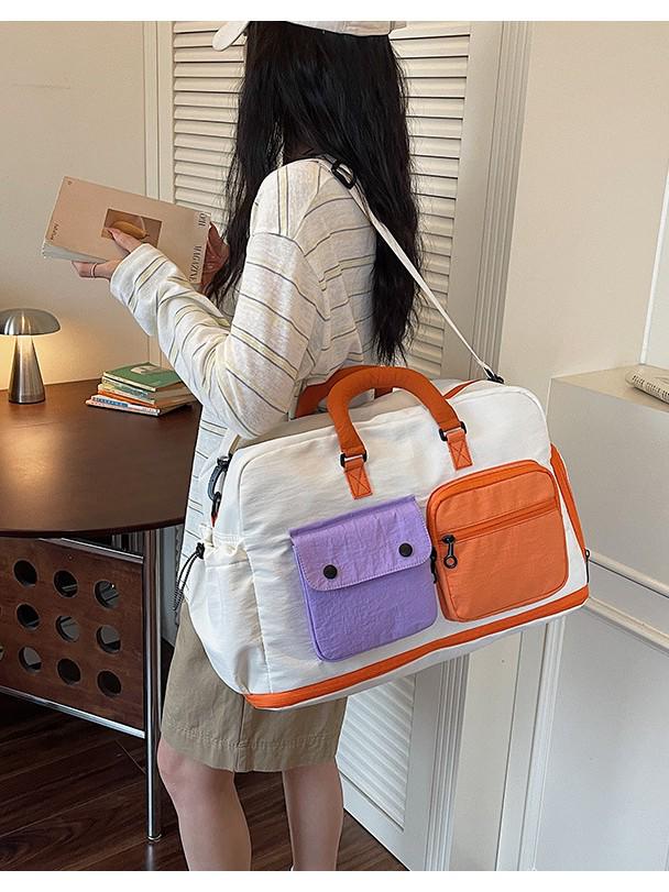 Korean Style Travel Bag - Large Capacity, Dry & Wet Separation, Ins Yoga & Swimming Storage for Short Trips