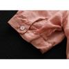 Summer Art Retro Fine Linen Top Women's Thin Cotton Linen Short Sleeved Shirt Blouses & Shirts