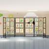 Wrought Iron Folding Display Stand for Art Exhibitions and Storage