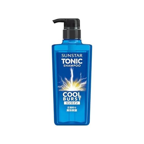 Sunstar Tonic Shampoo COOL BURST Rinse-in Shampoo Citrus Herb 460mL x 1 Pump [Refreshing Scalp Care] Non-Silicone Formula