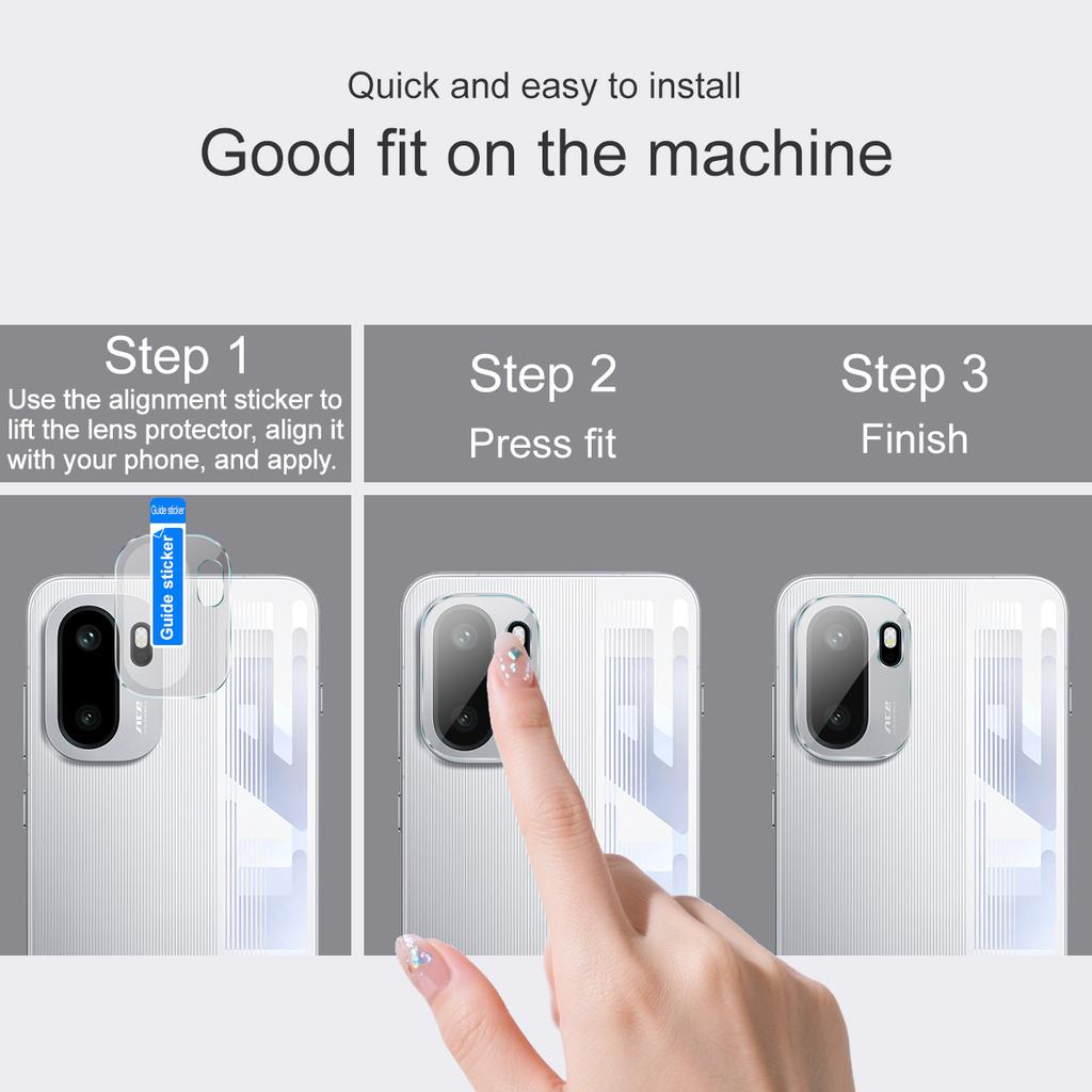 For OnePlus Ace 6 5G Glass IMAK High Definition Integrated Thin Glass Lens Film