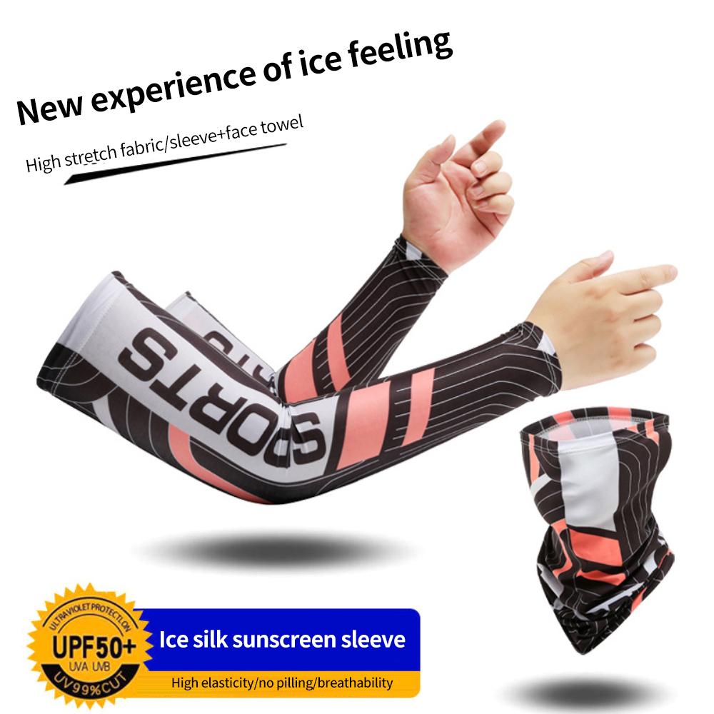 Sunscreen Sunscreen Sleeve Arm Cool Uv Protection Ice Sleeve Riding Driving Gloves Outdoor Sun Uv Protection Long