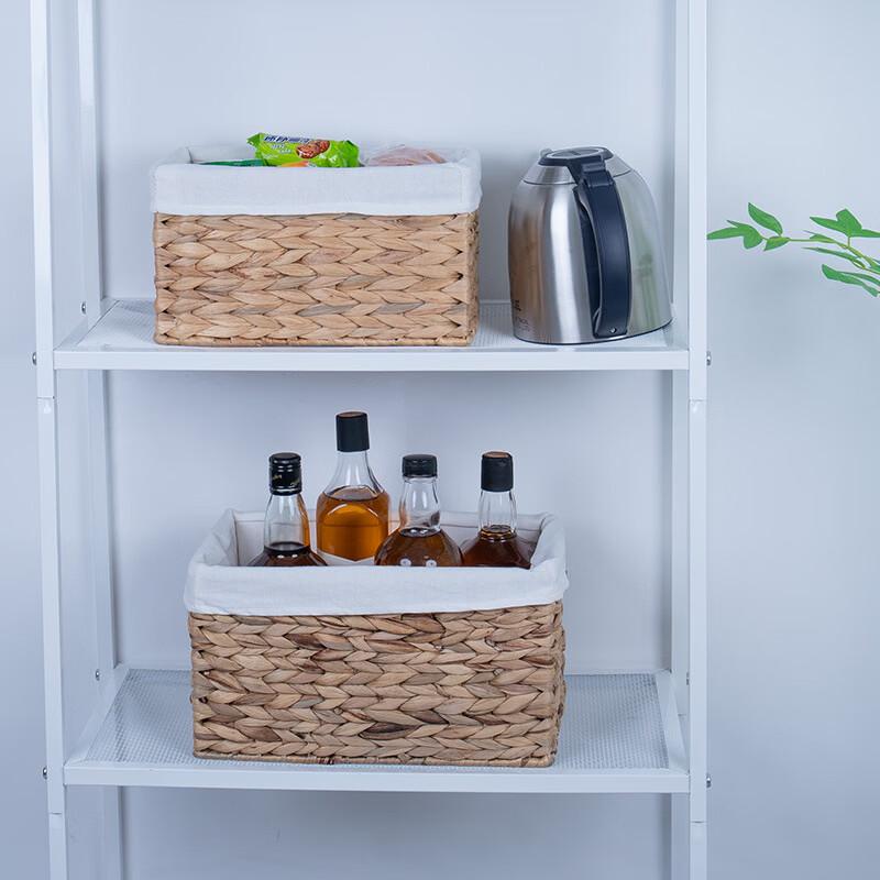 Ins-Style Hand-Woven Water Hyacinth Storage Basket