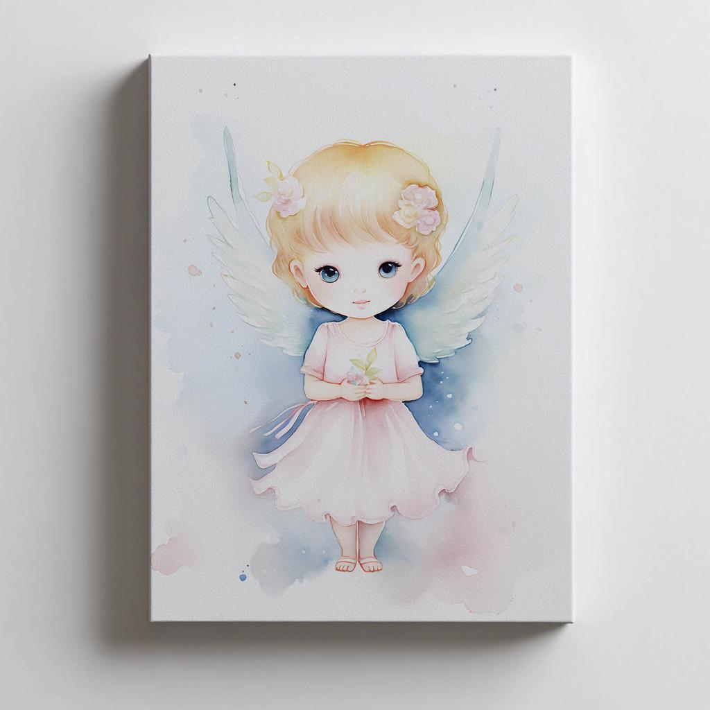 Plakat Niewinność W Różu Plakat Niewinność W Różu, 30X40 Cm, Bez Ramy, Płótno Premium Na Blejtramie