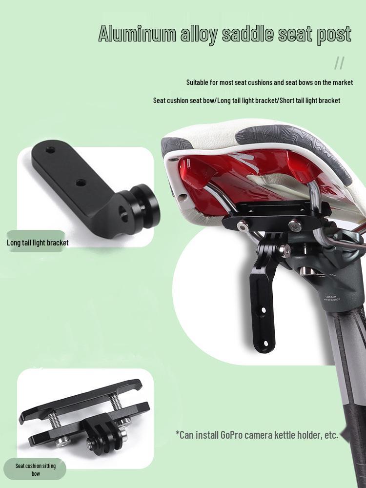 Garmin Varia-RCT715 Taillight Radar Seat Cushion Mount with GoPro Adapter