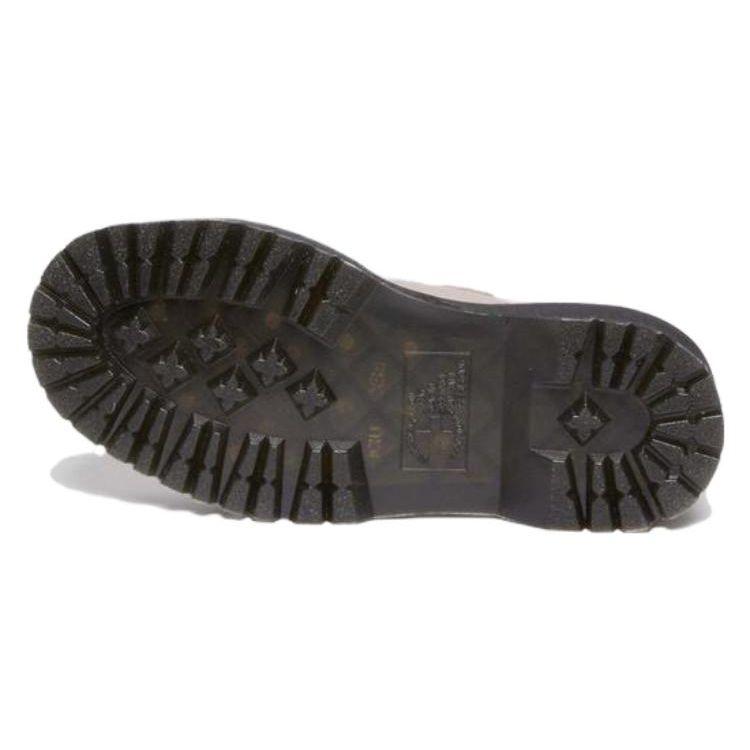 Dr. Martens Leather Fashion Versatile Casual Shoes Women Shoes Gray Brown 31294348