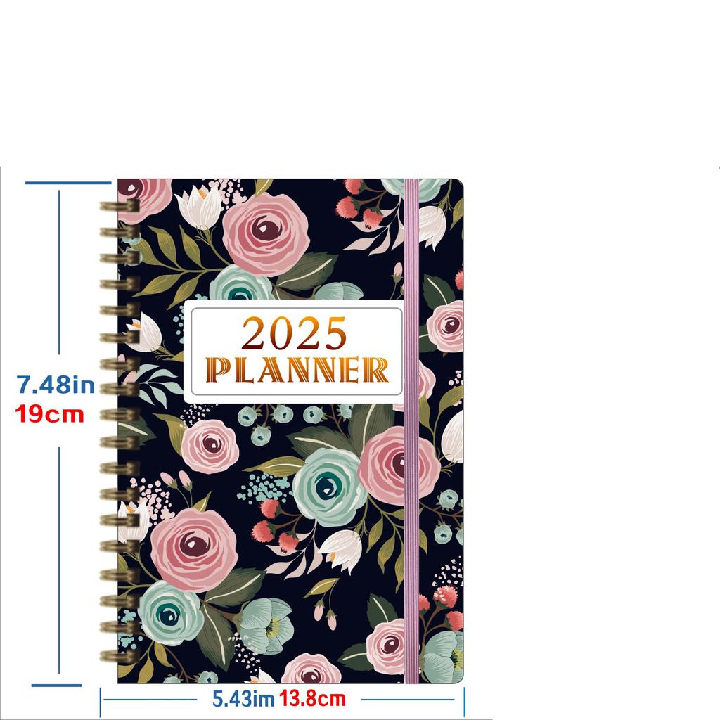 2026 2025 2024 A5 Selfcare Custom Simplified to Do List Notebook Weekly Daily Journal Undated Spiral Planner