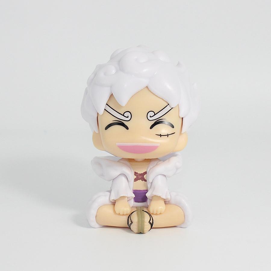 9.5см Аниме Фигурка ONE PIECE Взгляд Вверх Gear 5 Обезьяна Д. Фигурка Луффи Версия Q Фигурка Луффи ПОЛИВИНИЛХЛОРИД Коллекционная Миниатюрная Фигурка