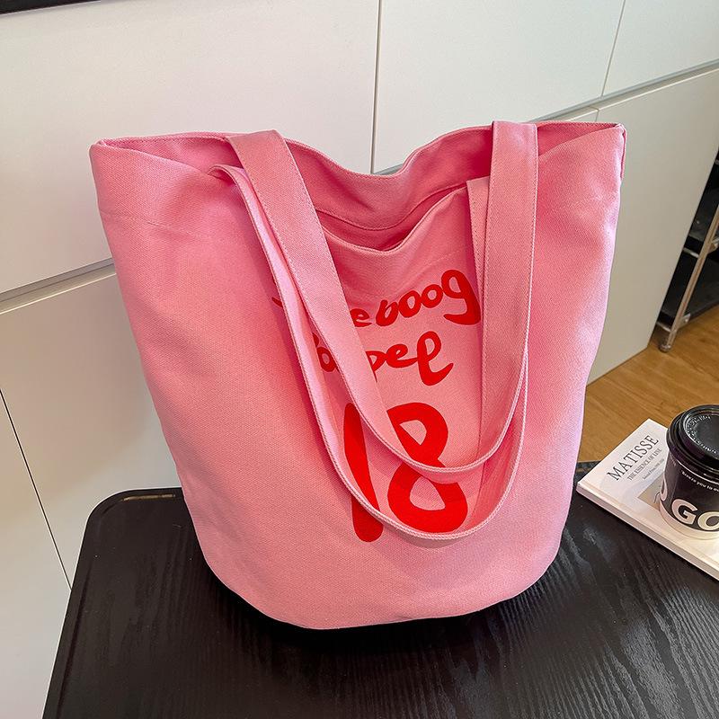 Casual simple texture trendy foreign large-capacity bag 2025 summer new personalized women's shoulder tote bag