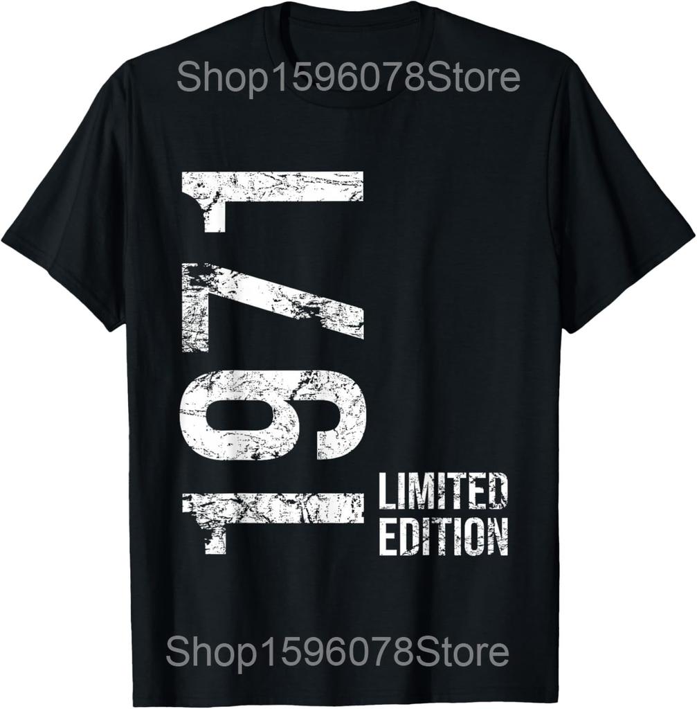 54th Birthday Vintage 1971 54 Years Old T Shirts Men Women Cotton Humor Streetwear Tee Shirt Short Sleeve Unisex Loose Clothing