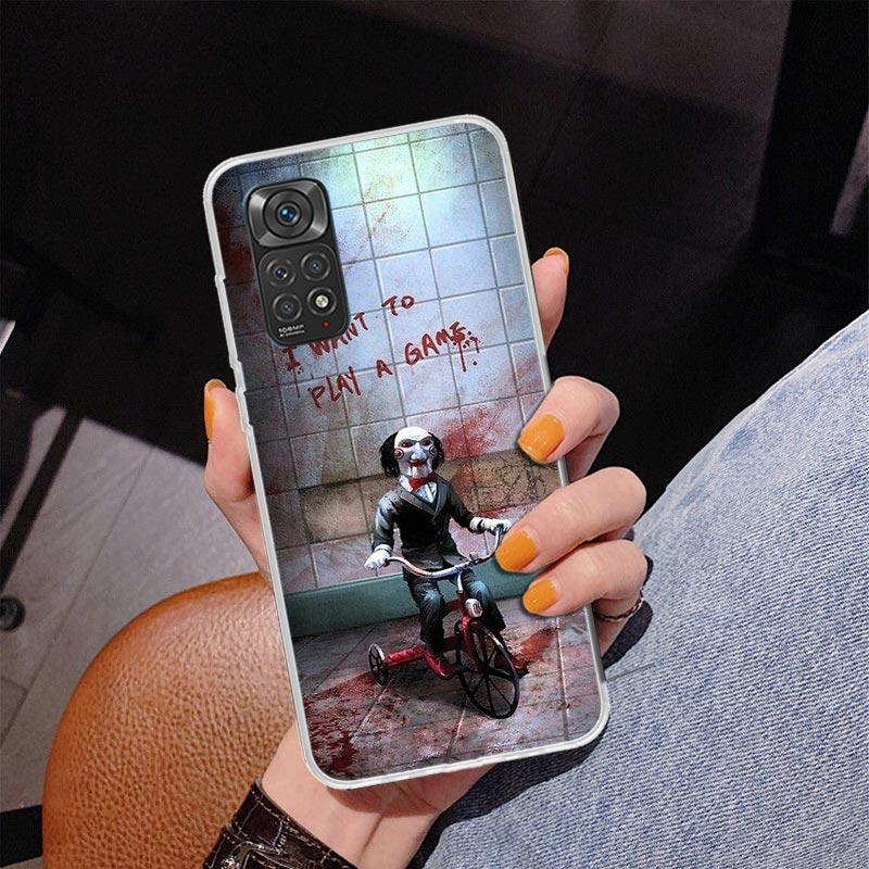 The Jigsaw Killer Horror Phone Case For Xiaomi Redmi Note 15 14 13 12S 12 11 Pro Plus 14S 11S 11E 10 10S 11T 5G Personalized Cov