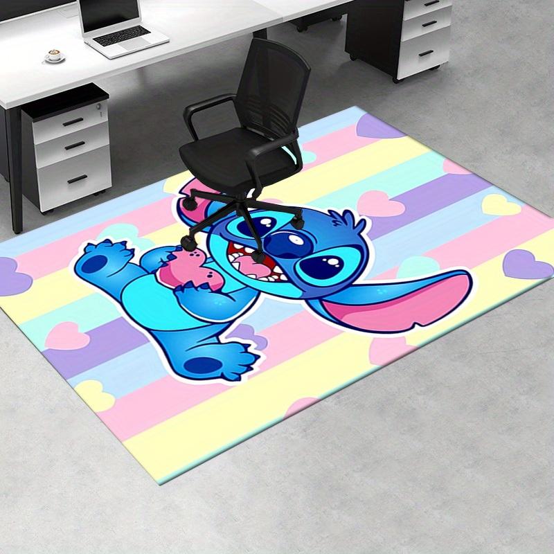 Office Rug Stitch, Hearts theme 3D Printed Anti-Slip Rug-Machine Washable for Living Room