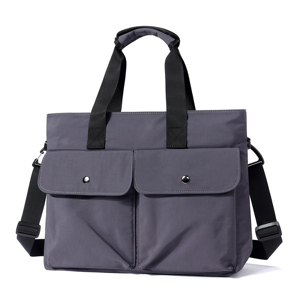 Large Capacity Tote Bag Fashionable Simplistic Single Shoulder Commuter Bag Casual Travel Nylon Men's Crossbody Bag