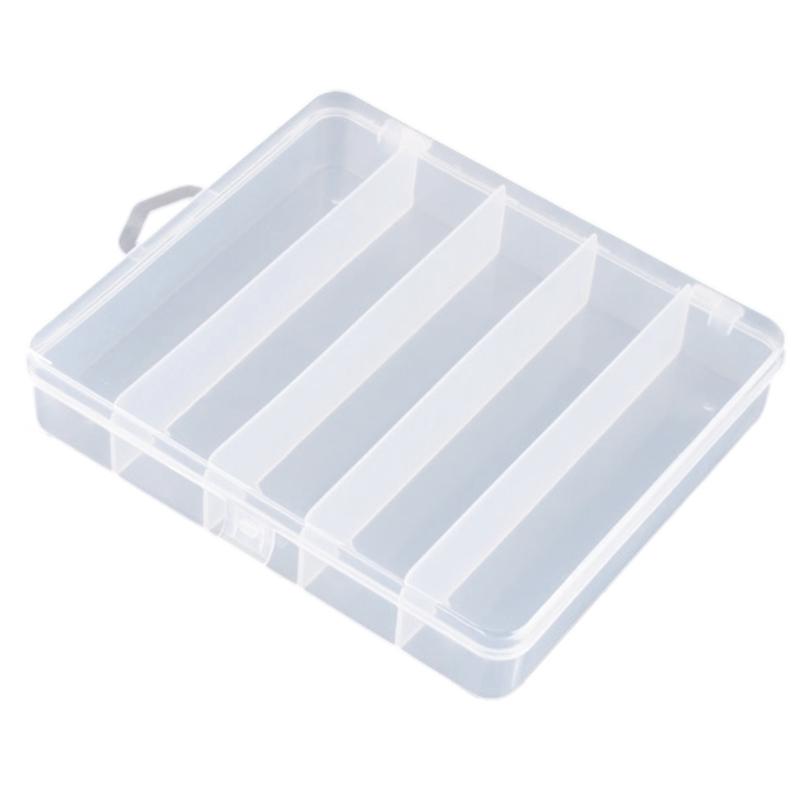 Double Layer Transparents Fishing Baits Organizers with Durability Plastic Construction for Lures Storage