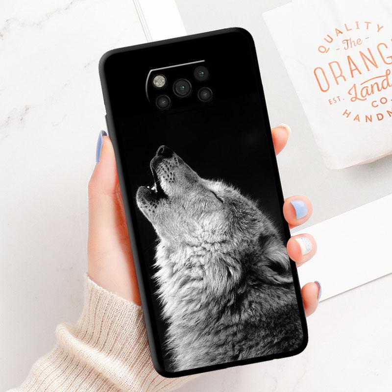 Wolf Tier Cool Tiger Hülle Für Xiaomi Mi Poco X3 X4 NFC M3 Mi 11 11T 10 T 9T 12 9 10T Lite Silikon Rückseite Handyhülle