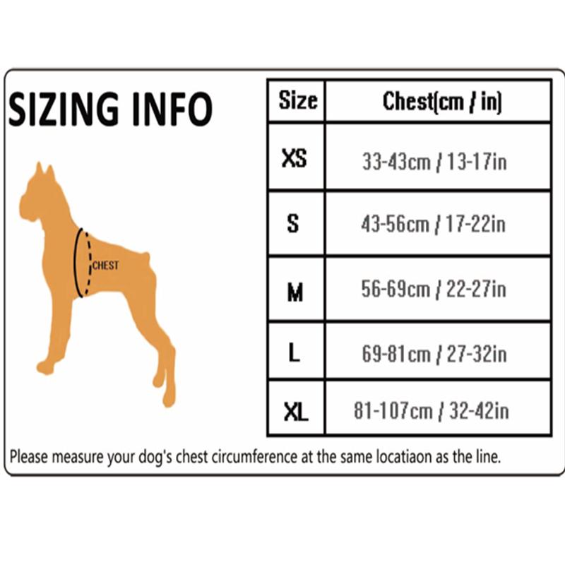 Truelove Escape Proof Pet Vest Reflectiv Light Pure Cotton Padding Dog Harness Training Protective Clothes For Puppy Bulldog