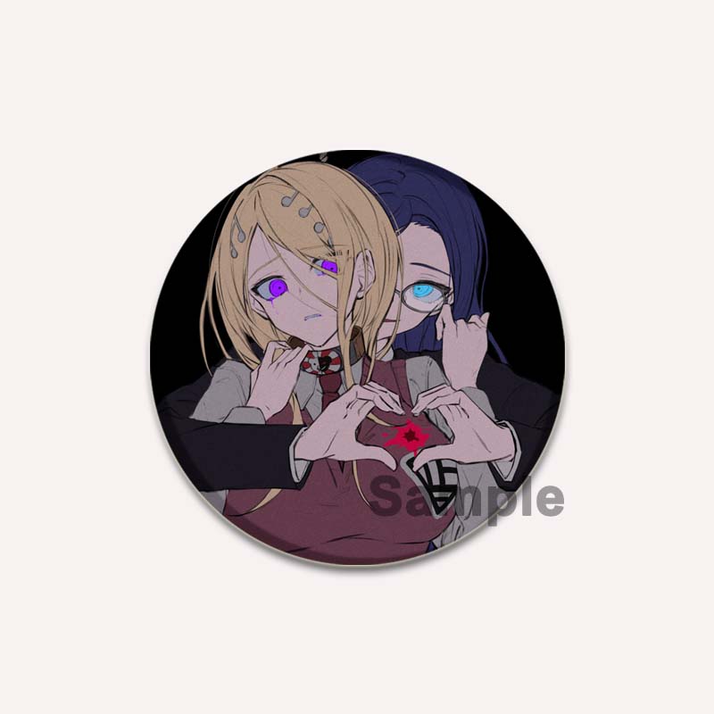 32/44/58MM Inferenz Abenteuer Spiel Anime Broschen Danganronpa HD Print Abzeichen Rucksack Kragen Cartoon Revers Pins Schmuck Geschenke Zubehör