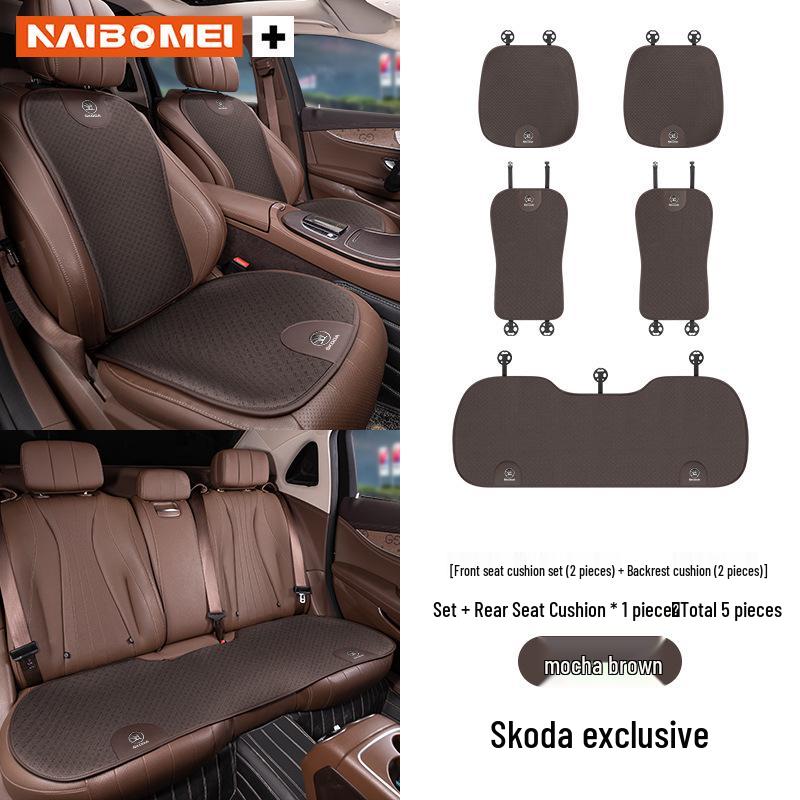 Skoda Octavia, Superb, Kamiq Car Seat and Lumbar Support Cushion for All Seasons.