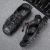 Fashion 2025 Summer Men Sandals Genuine Leather Beach Slipper Casual Leather Sandals Male Outdoor Shoes Roman Shoes Chaussure Hommes