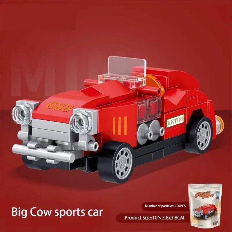 Racing Toys Creative Plastic Toy Building Blocks Attractive Assembled Building Blocks Rounded Without Hurting Hands Portable Fun