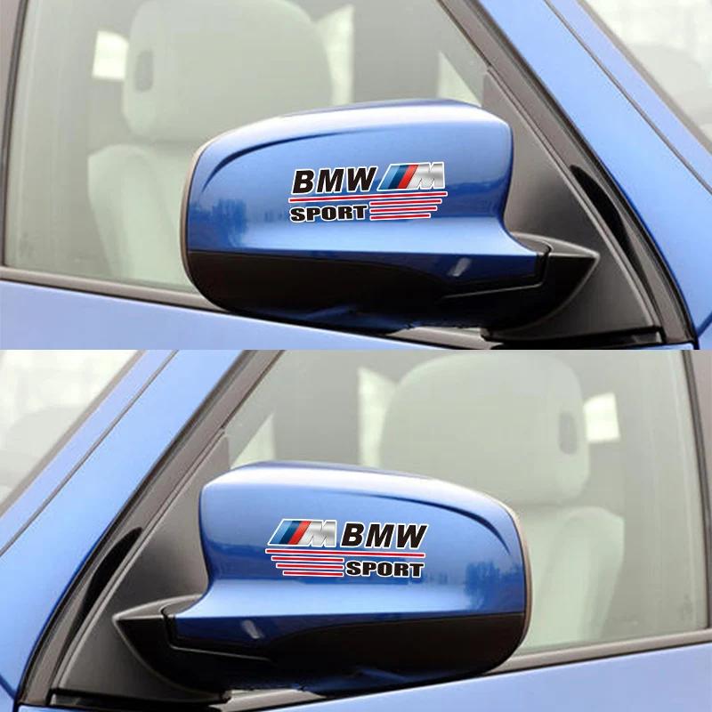 BAGC4 Car Sticker Car Rearview Mirror Decorative Sticker Anti Scratch Protective For BMW E46 E66 E65 F13 F06 X2 X3 X5 X4 G08 G16 G15 G