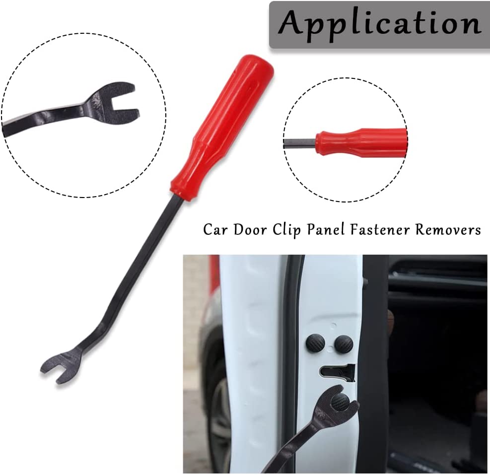 Herramienta de Extracción de Panel de Puerta de Coche Pinza de Retención de Moldura Pinzas de Extracción de Clips de Moldura Herramienta de Instalación y Reparación de Sujetadores de Puerta de Furgoneta Accesorios para Coche
