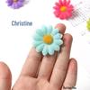 Mori Sonnenblume & Chrysantheme Seidenblumen für Foto-Requisiten & DIY-Bastelarbeiten