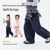 2026 Spring Girls' Wide-Leg Cargo Pants - New Arrival by Dudu Home